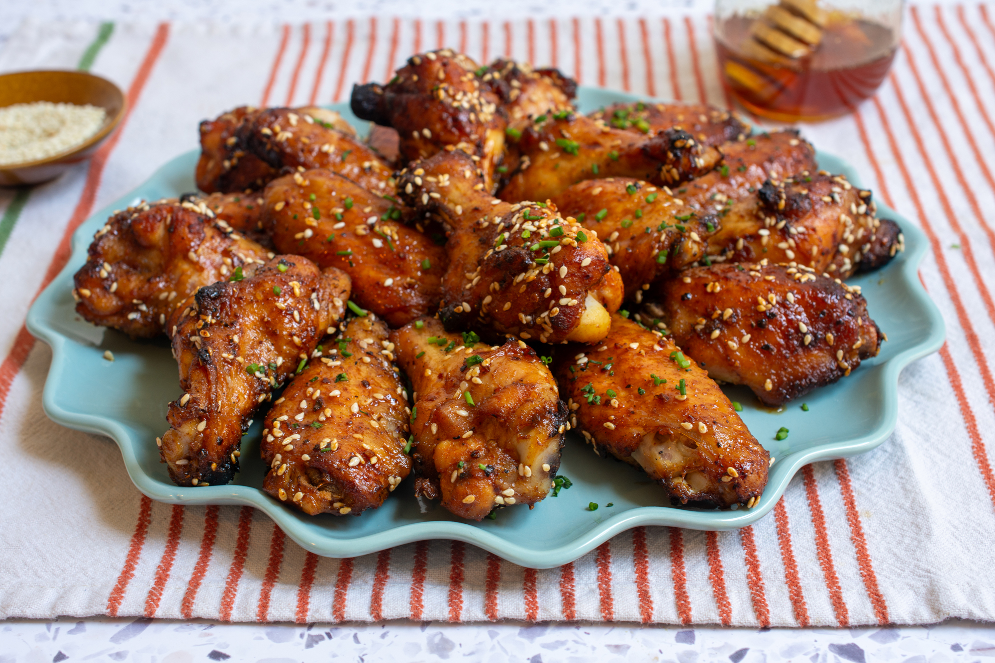 Honey Sesame Chicken Wings