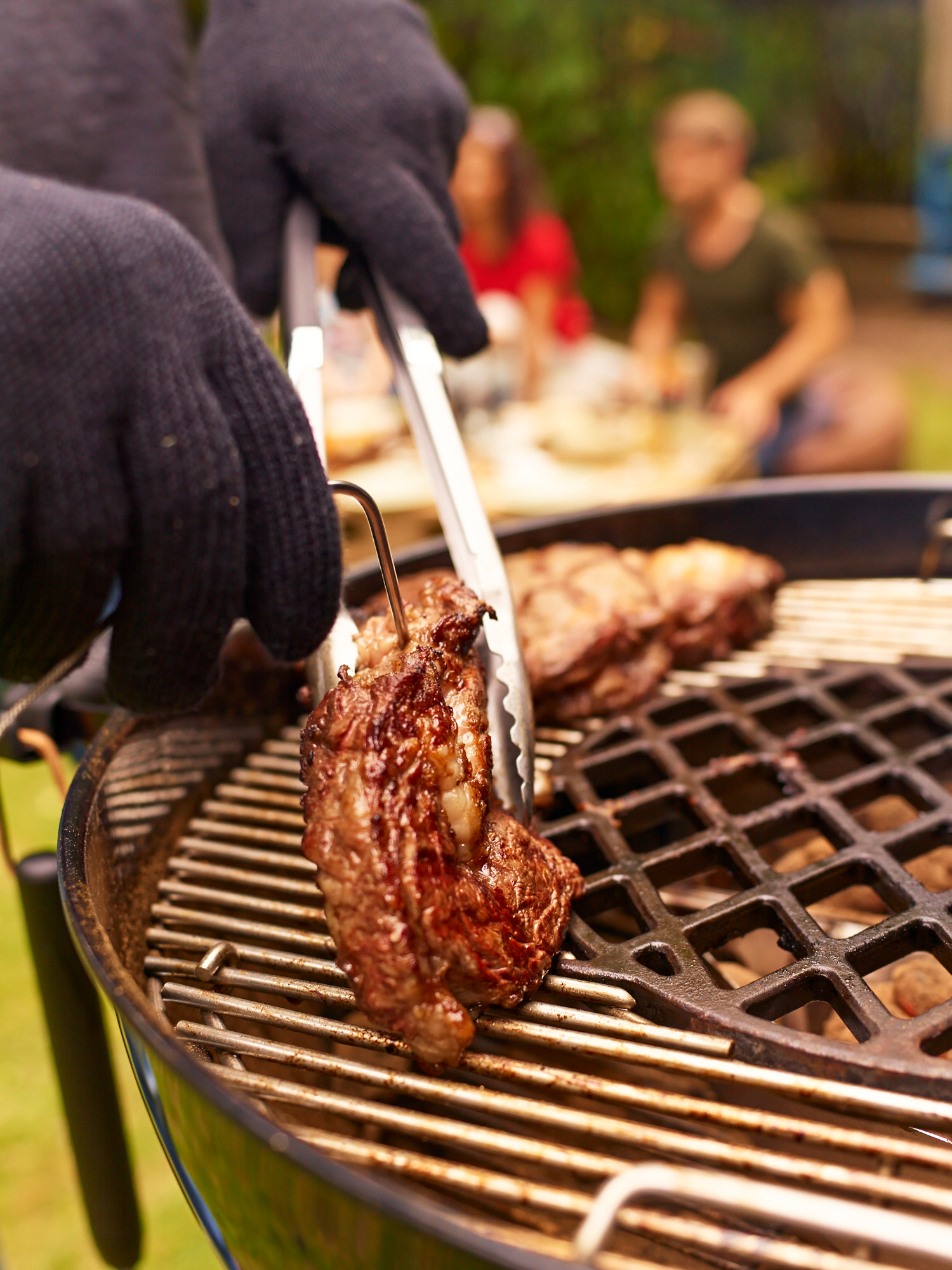 Nackensteak grillen gasgrill