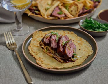 Peking Duck Inspired Pancakes