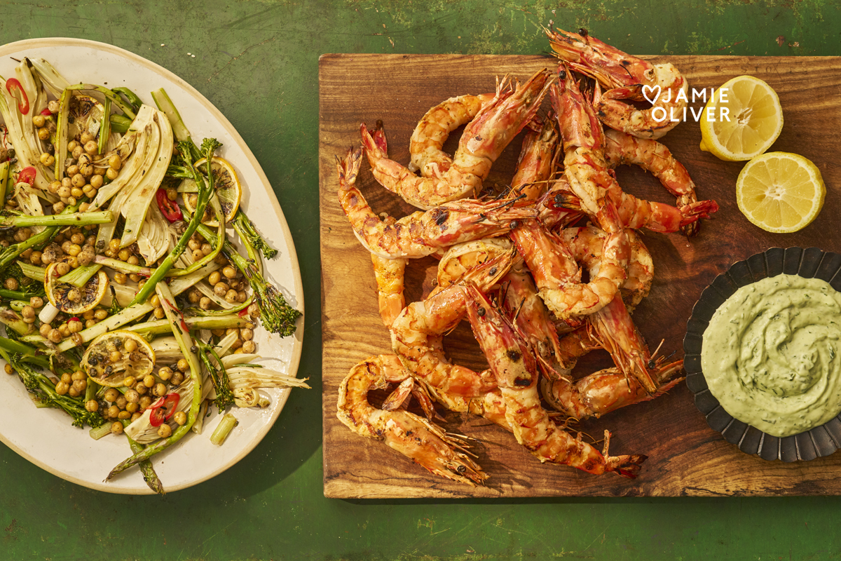 Perfect prawn skewers  