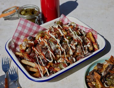 Philly Cheese Loaded Fries