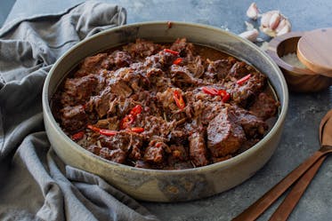 Pulled Beef in Bourbon Whiskey Cola Sauce