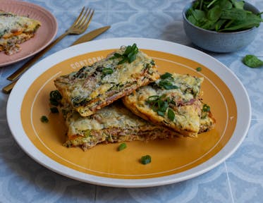 Grilled Pumpkin and Gruyère Breakfast Frittata