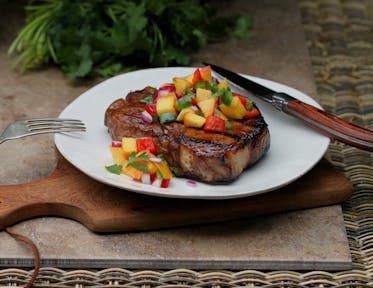 Balsamic Glazed Pork Chops 