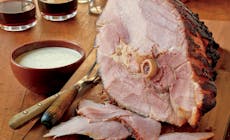 Smokey Marmalade Glazed Ham With Orange Dill Sauce
