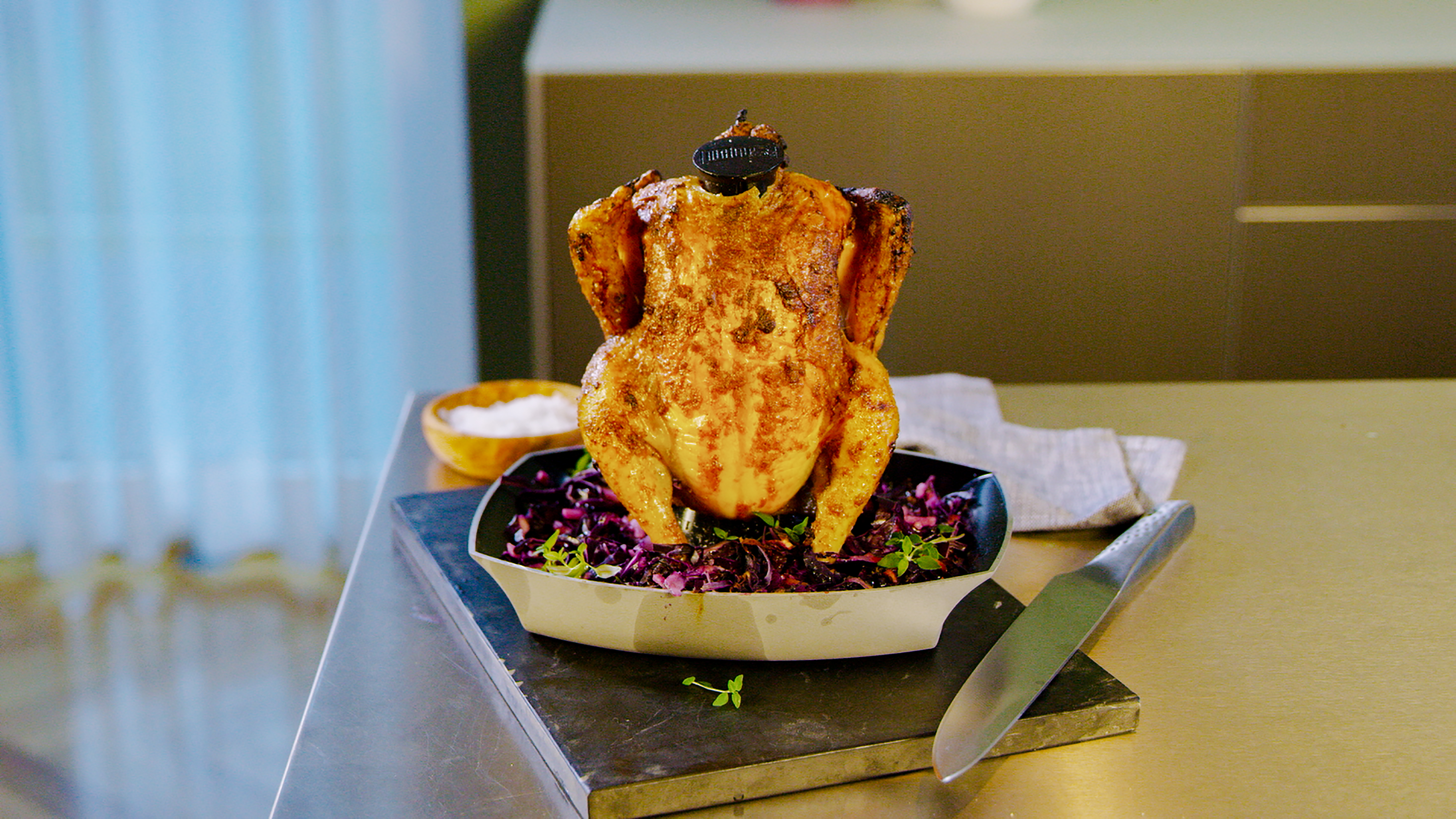 Winter Chicken Bewerkt