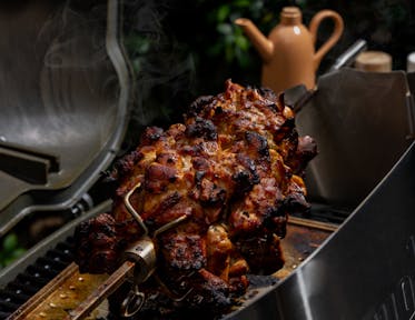 Rotisserie Greek Chicken Thighs