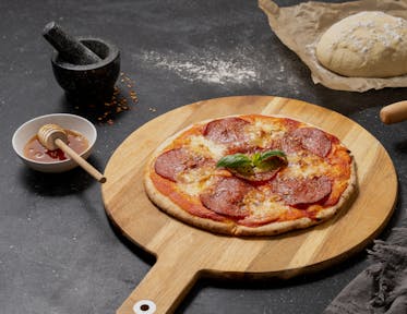 Salami and Chilli Infused Honey Pizza