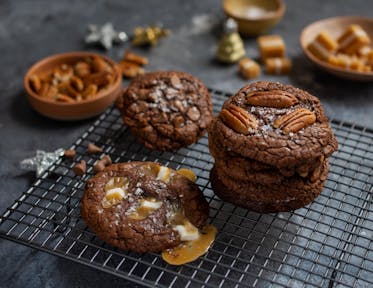 Salted Choc Brownie Cookies