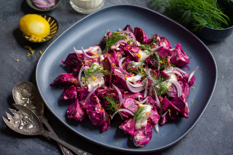 Smoked Beetroot and Crème Fraiche Salad | Veggies Recipes | Weber BBQ