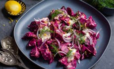 Smoked Beetroot And Creme Fraiche Salad