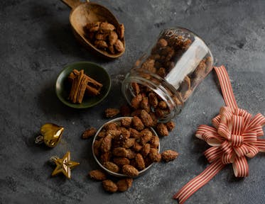 Smoked Cinnamon Sugared Almonds