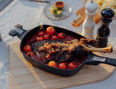 Weber Q Smoked Lamb Shoulder Ragu