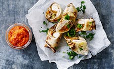 01  Barbecued  Spring  Rolls
