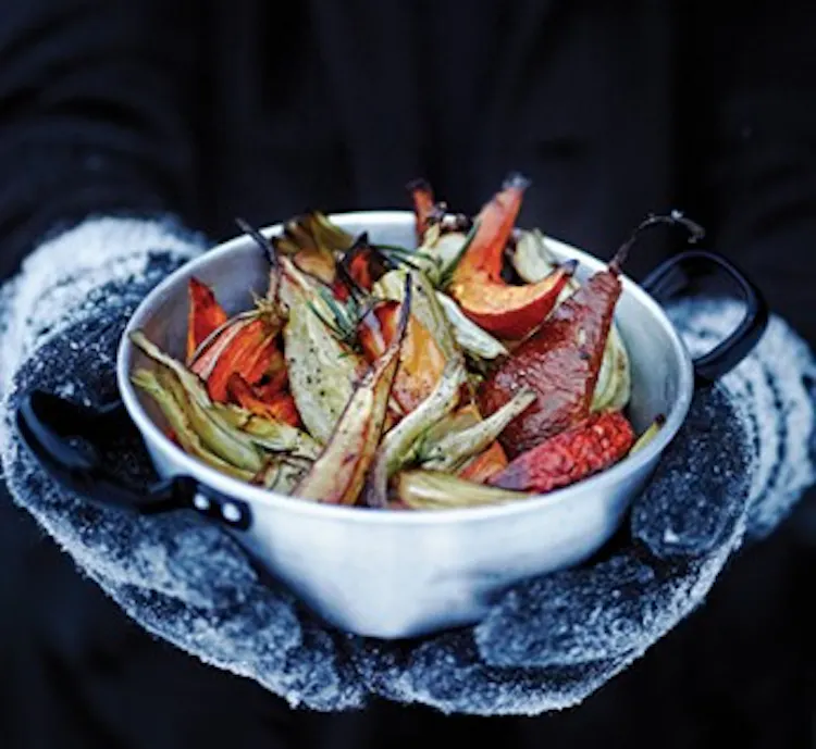 Roasted Winter Vegetables with Honey & Orange Dressing | Official Weber® Website