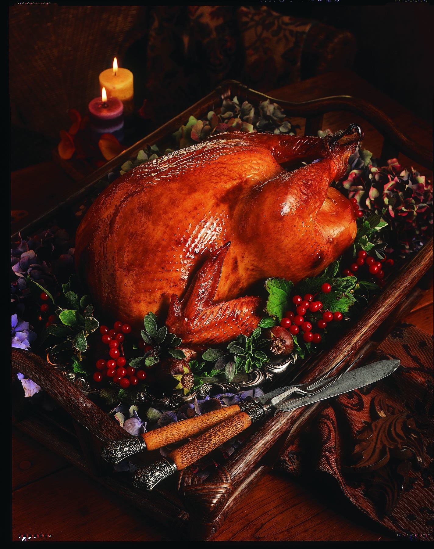 Apple Brined And Hickory Smoked Turkey 1