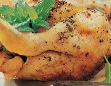 Aromatic Chicken with Lemon Balm or Mint