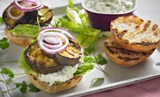 Aubergineburger With  Tzatziki 346X318