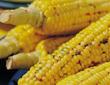 Grilled Sweetcorn with Lime & Chilli Butter