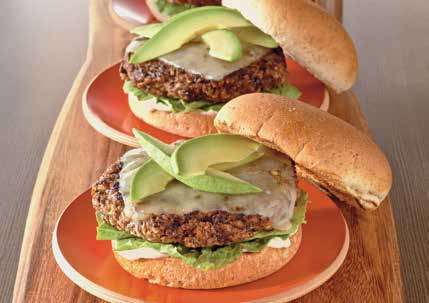 Black Bean Cheeseburger