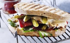 Bresaola  Sandwich With  Parmesan And Gherkins 346X318