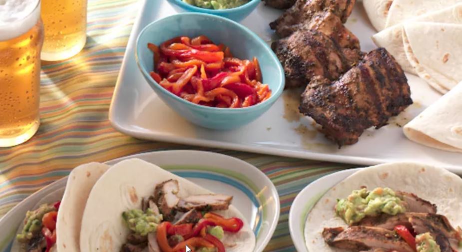 Chicken Fajitas Smoked Guacamole 2