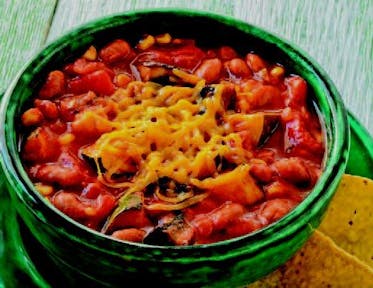 Smoky Vegetarian Chilli with Pinto Beans