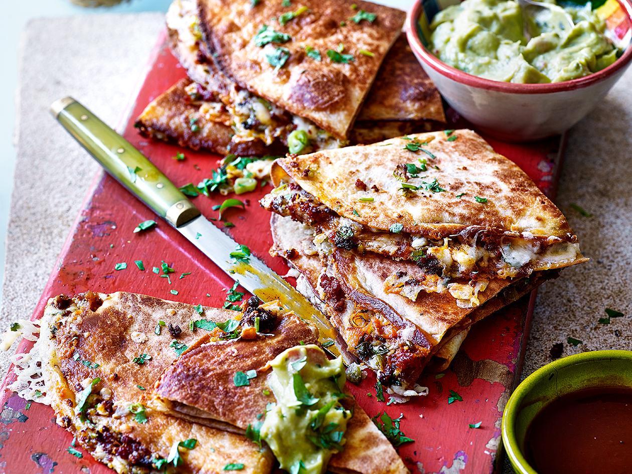 Chorizo Quesadillas