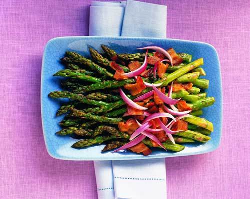 Asparagus With Sherry Bacon Vinaigrette Bd1