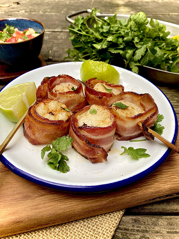Bacon Wrapped Scallops300 Bd