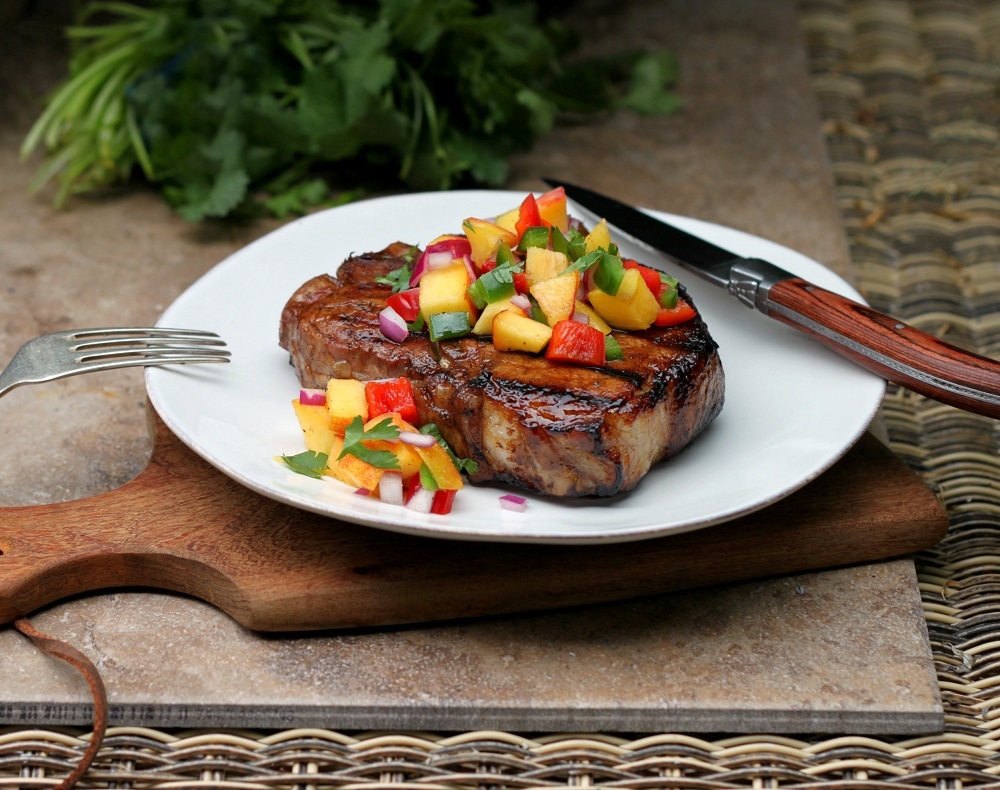 Balsamic Glazed Pork Chops300 1