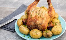 Beer Brined Chicken With Chive Potatoes Bd