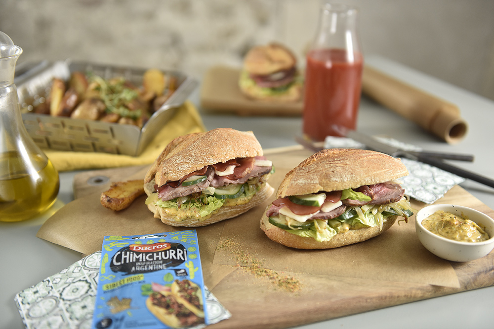 Burger Rosbeef Fumé Mayonnaise Chimichurri