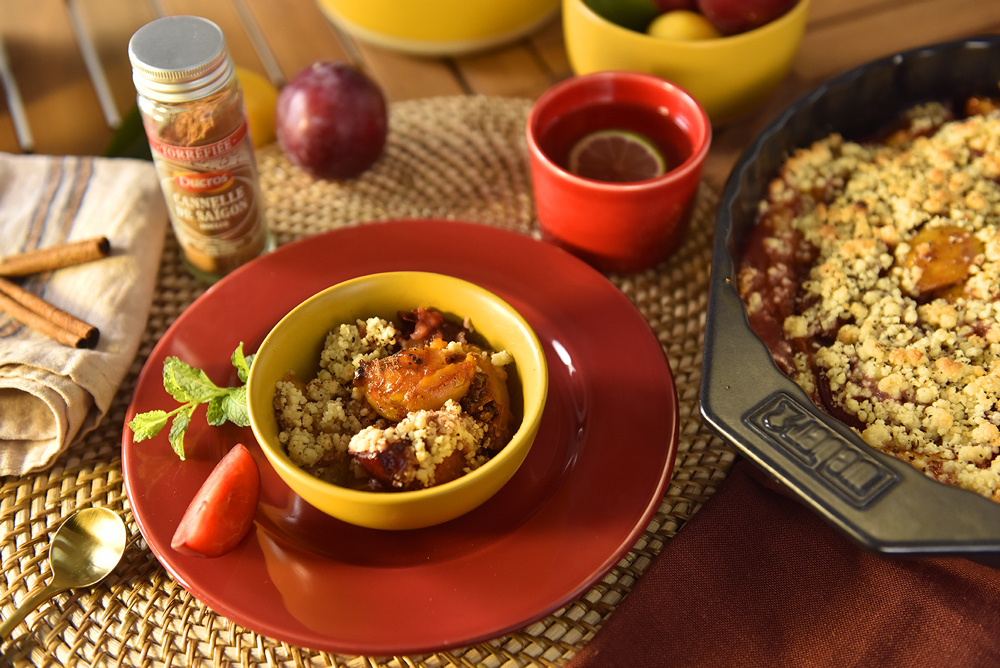 Crumble Aux Fruits Et Poivre Timut