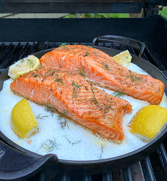 Salt Baked Salmon Filets Bd