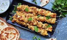 Tandoori Chicken Skewers With Naan Bread Bd