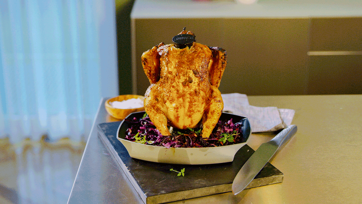 Winter Chicken Bewerkt