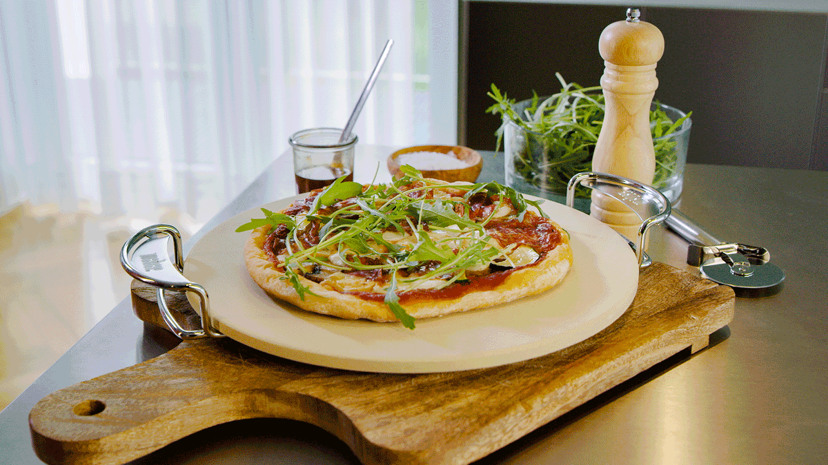 Winter Pizza Bewerkt