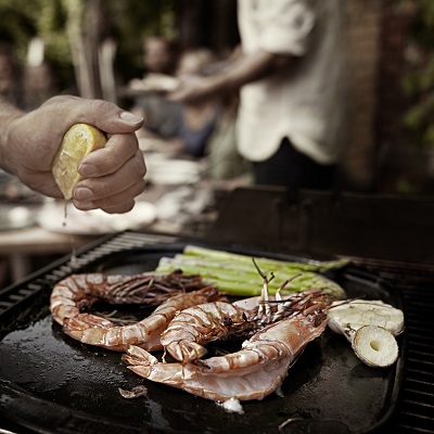 Garnelen mit feiner Butter