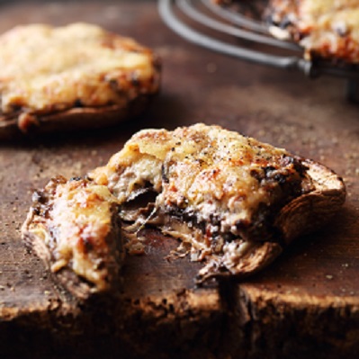 Gefüllte Champignons