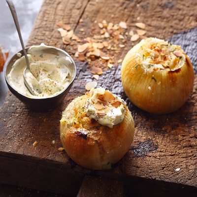 Gefüllte Gemüsezwiebel