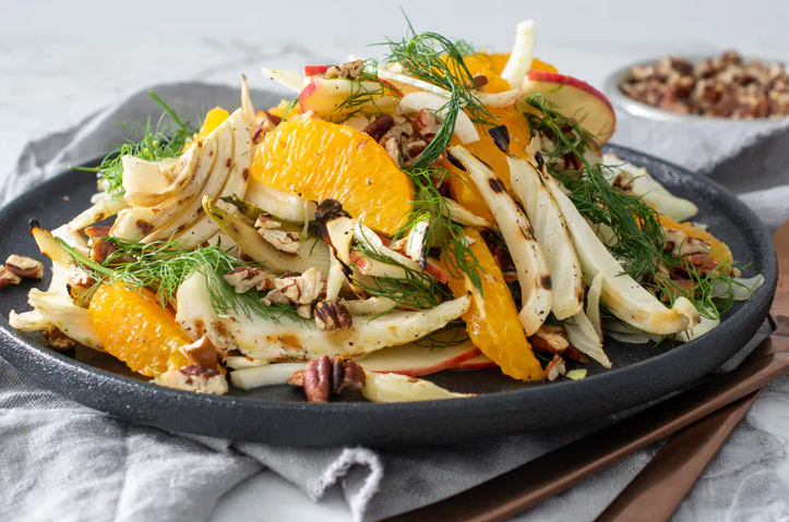 Gegrillter Fenchel Salat