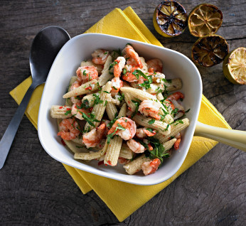 Grilled  Scampi And Mini Corn 346X318