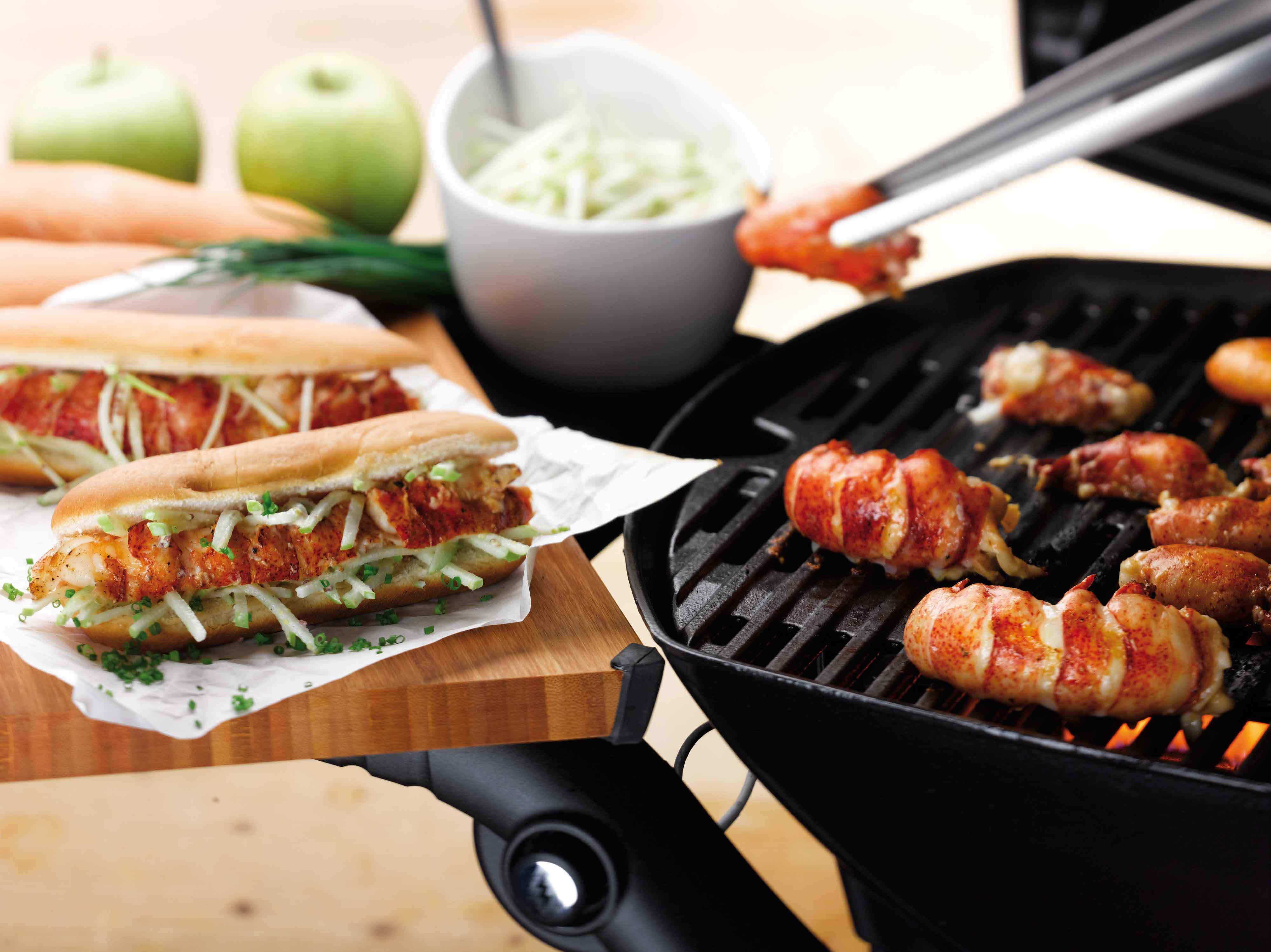 Hotdog De Homard Barbecues Weber Bd