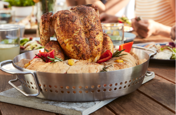 Hähnchen Mit Mediterranem Brot