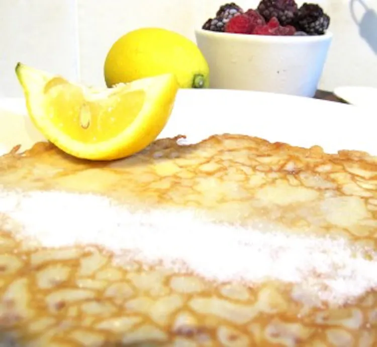 Traditional Pancakes with Lemon & Sugar | | Weber recipes
