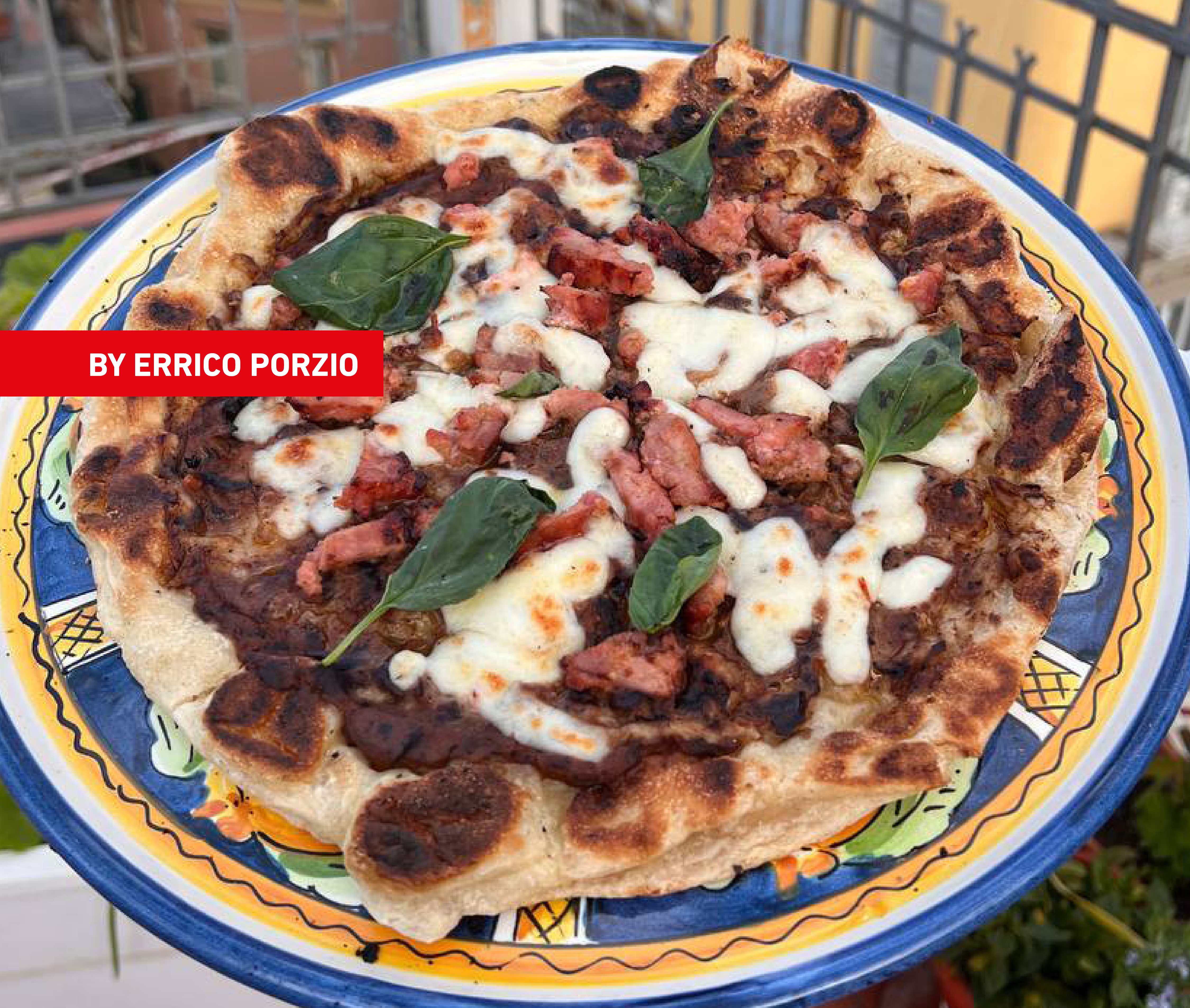 23 04 20 – Pizza Creama Di Melanzane E Salsiccia
