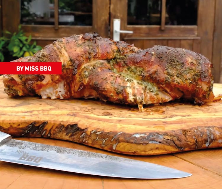 Treccia di maiale alle erbe di primavera e pancetta Maiale er Ricette