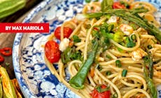 23 07 18 – Pasta Alle Verdure Alla Griglia E Gamberi