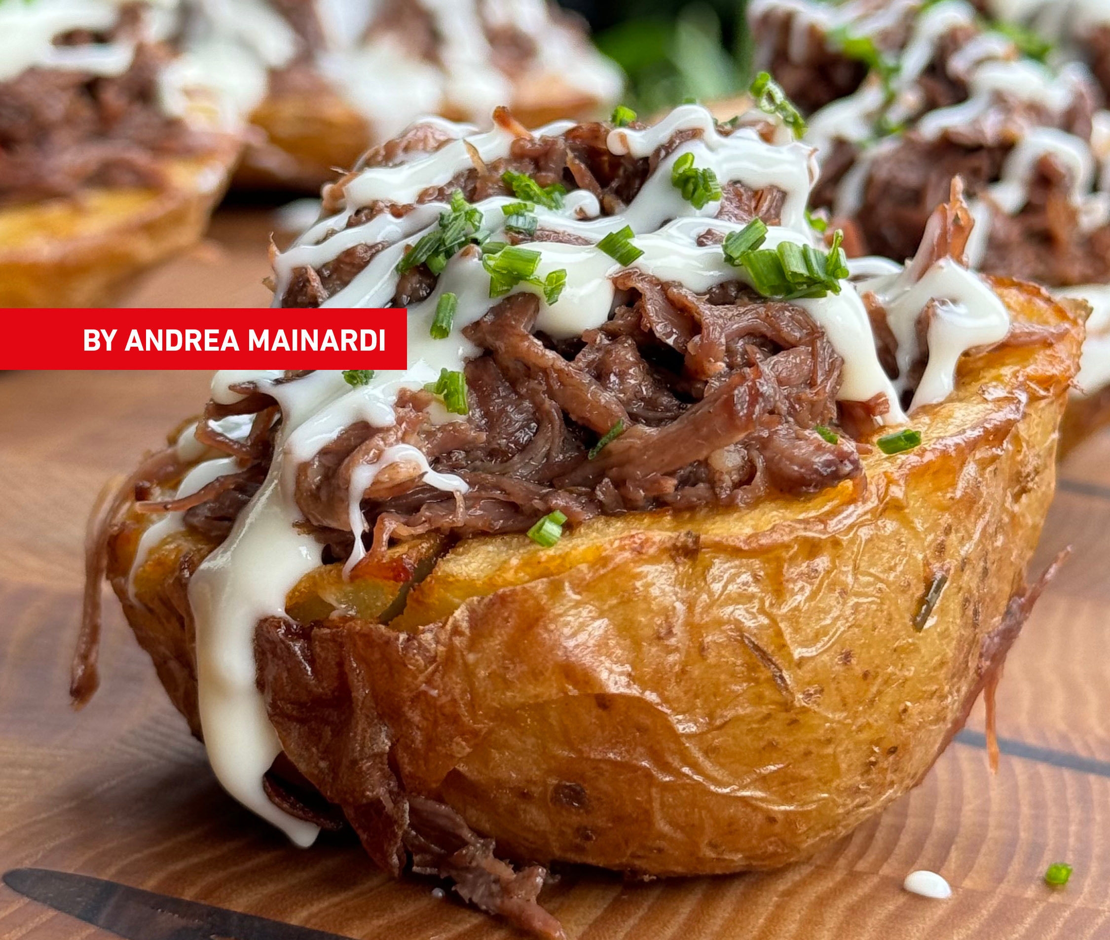 24 04 04 – Patate Ripiene Con Manzo Sfilacciato